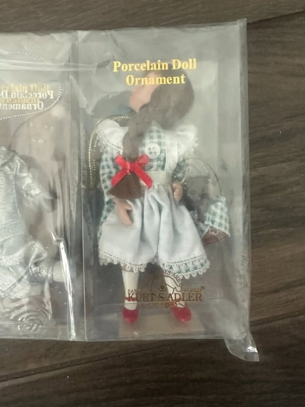 Kurt S. Adler Wizard of Oz Porcelain Doll Ornament Set (4) – Sealed